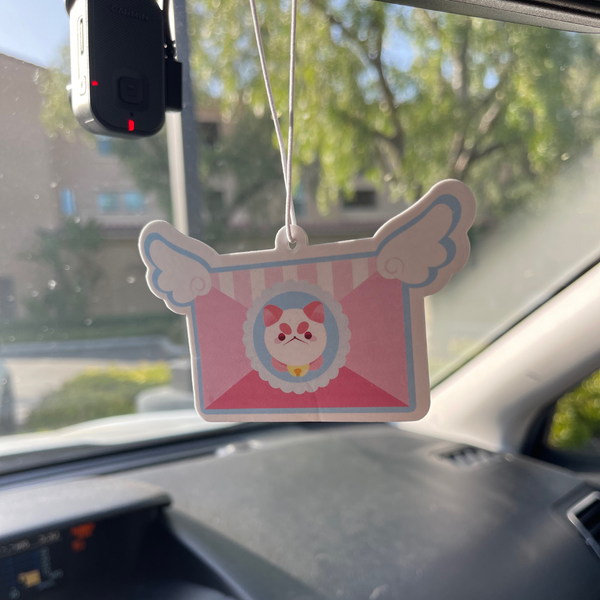 Sassy Alien Cat Envelope Air Freshener