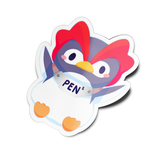 Space Penguin Full Body Sticker