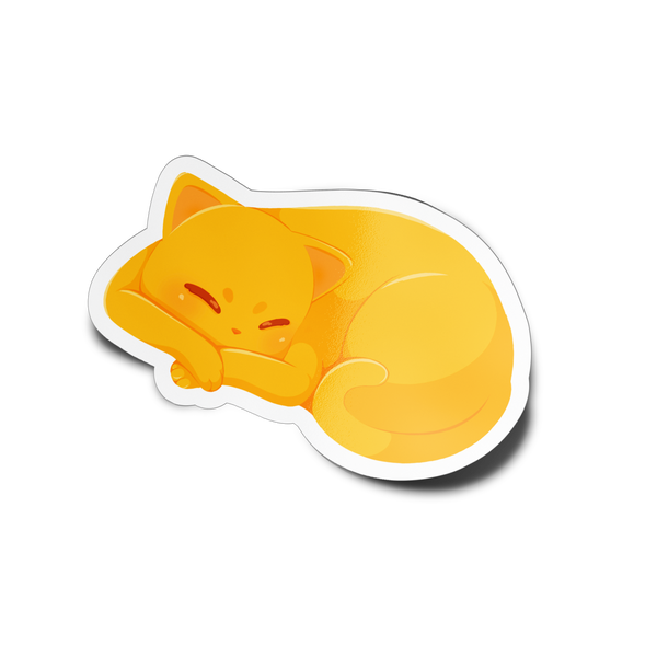 Sleeping Cat Sticker