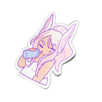 Rabbit Girl Sticker