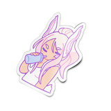 Rabbit Girl Sticker