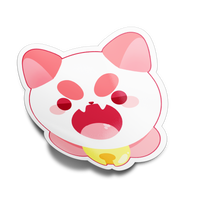 P-Cat Scream Sticker