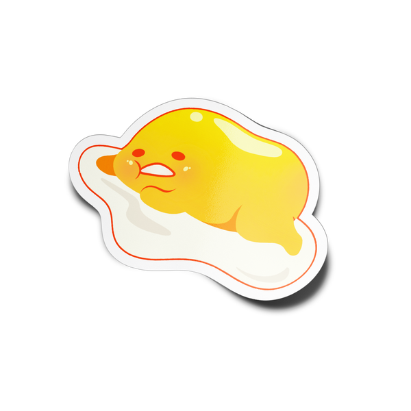 Lazy Egg Sticker