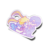 Sailor Girl and Boy Sticker