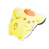 Yellow Dog Full Body Sticker