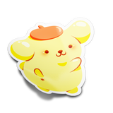 Yellow Dog Full Body Sticker