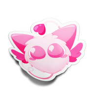 Magical Pink Puff Full Body Sticker