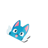 Blue Cat Sticker