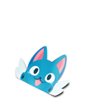 Blue Cat Sticker