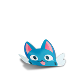 Blue Cat Sticker