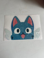 Blue Cat Sticker