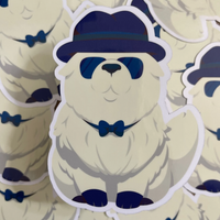 Spy Dog Full Body Sticker