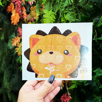 Lion Stuffed Animal Sticker