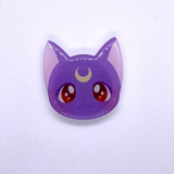 Purple Magical Cat Phone Grip